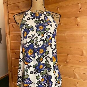 Topshop Floral Tank Top